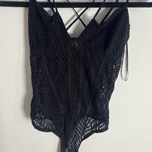 Black Lace Bodysuit